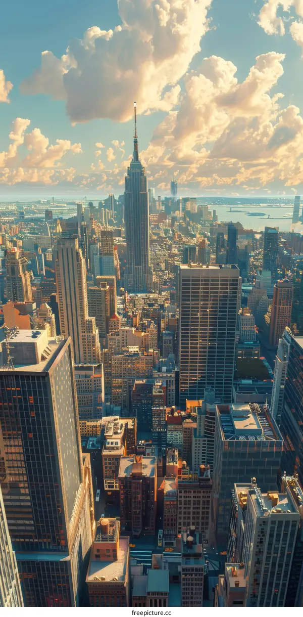 New York City Skyline with Empire State Building