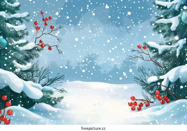 Snowy Winter Landscape