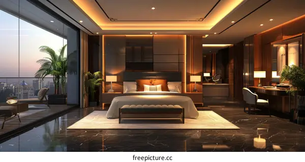 Modern Luxurious Bedroom Interior Design