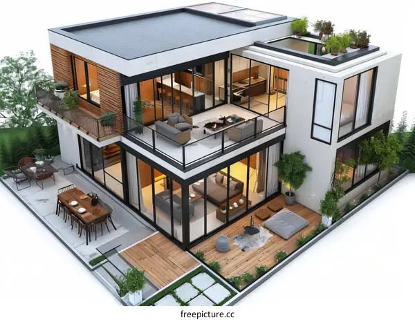 Modern residential architecture