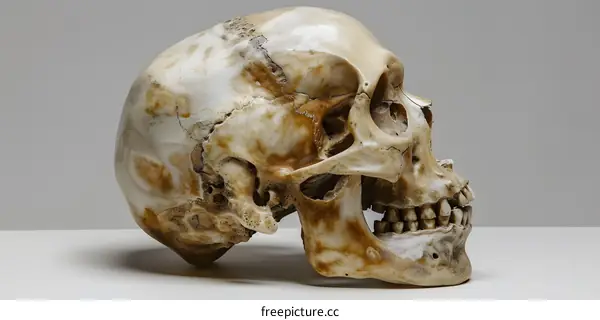 Human Skull Profile