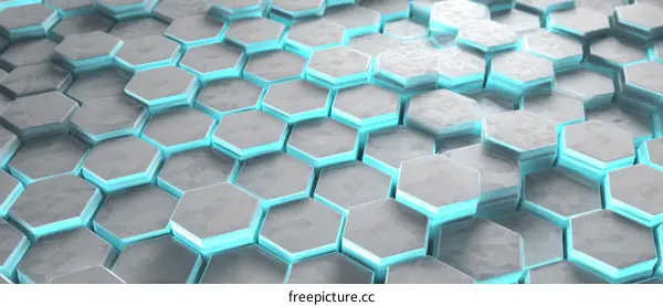 Abstract Geometric Hexagon Pattern Background