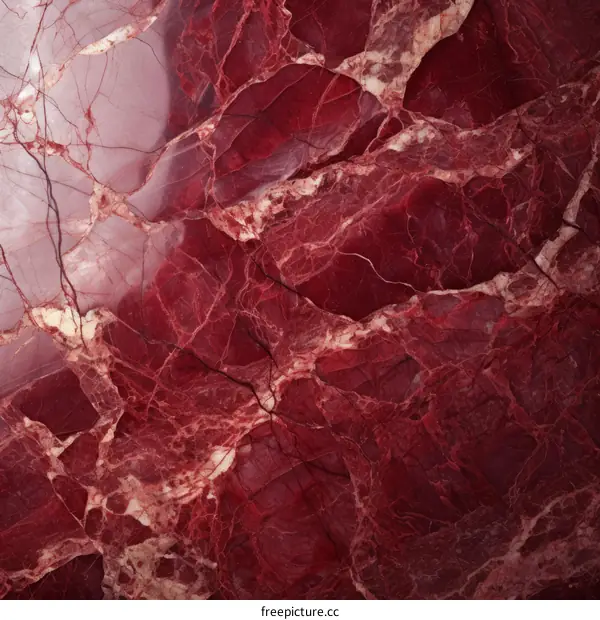 Red marble texture background