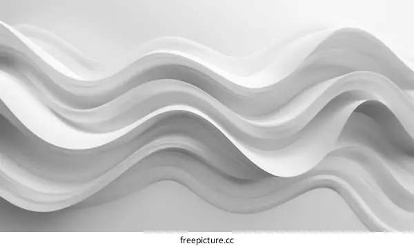 White Minimalist Wave