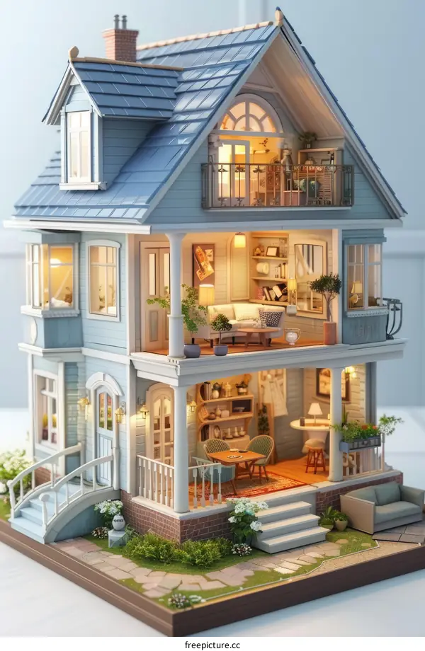 Miniature Cozy Nook for Relaxation and Hobbies