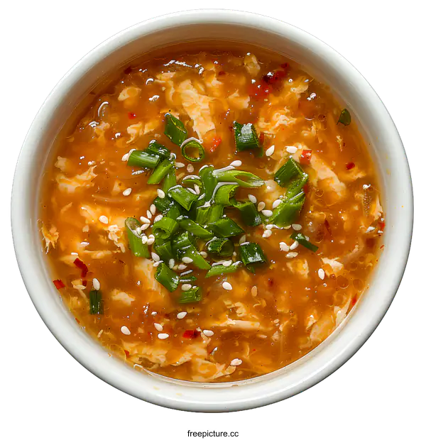 [Transparent Background PNG]Spicy and Sour Soup