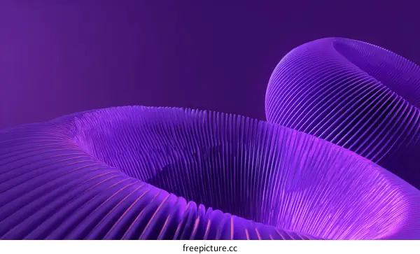 Abstract Purple Geometric Forms