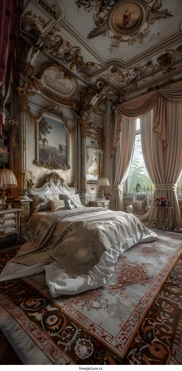 Rococo style bedroom