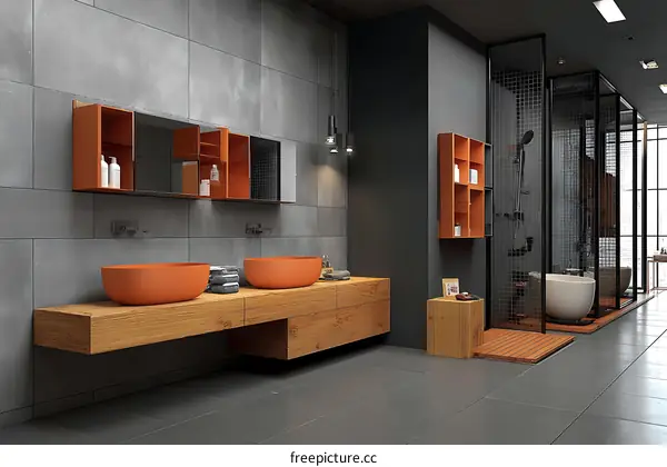 Modern Stylish Bathroom Interior Design