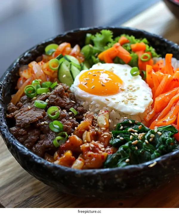 Korean Bibimbap: A Colorful and Flavorful Dish