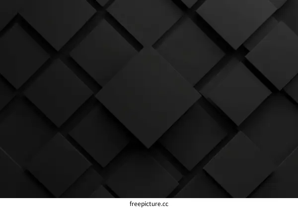 Abstract Black Geometric Pattern Design