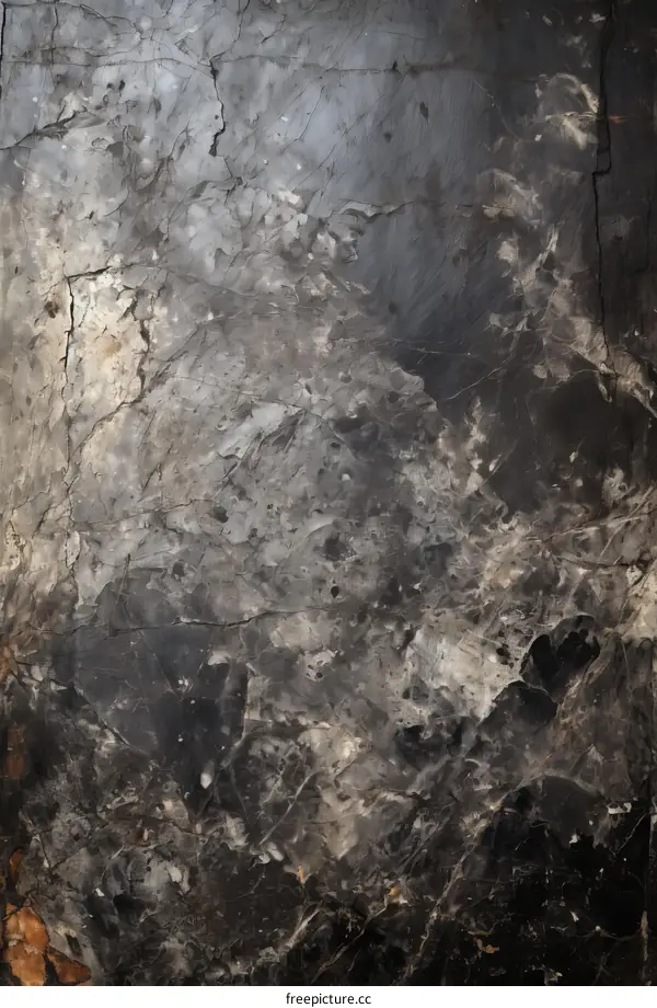 Black and white marble texture background