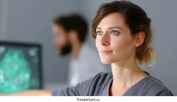 Caucasian Woman in Professional Setting