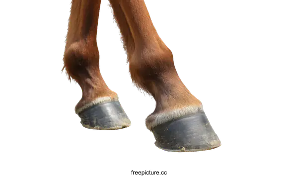[Transparent Background PNG]Close-up Horse Hoof Detail