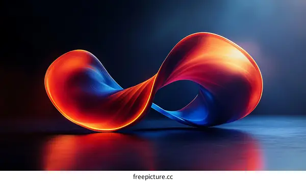 Abstract Neon Geometric Design