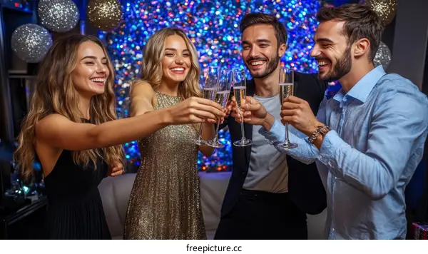 New Years Eve Celebration with Friends