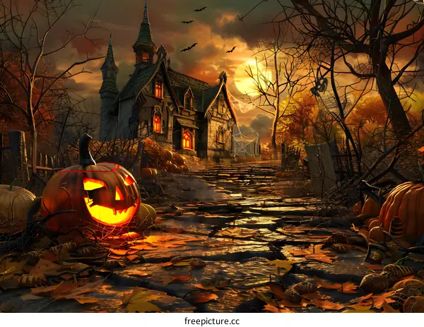 Halloween Pumpkin Jack-o-lantern