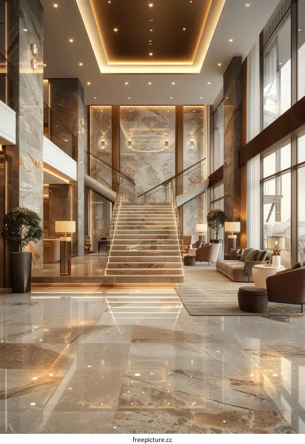 Luxury Hotel Lobby Interior Design