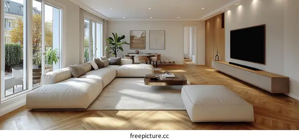 Modern European Living Room Interior Design