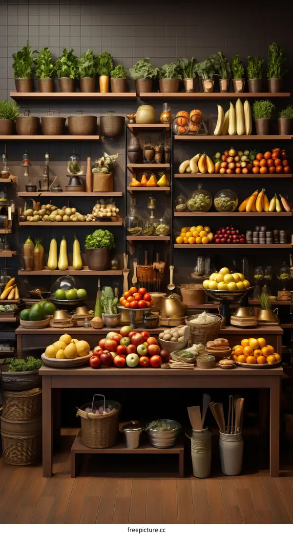 An Abundance of Fresh and Colorful Produce