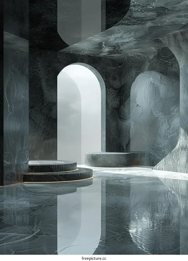 Abstract Modern Architectural Interior Design