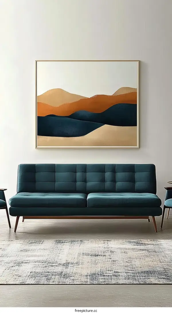 Abstract Landscape Painting on Canvas