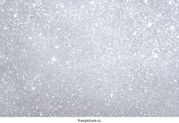 Silver Glitter Texture Background