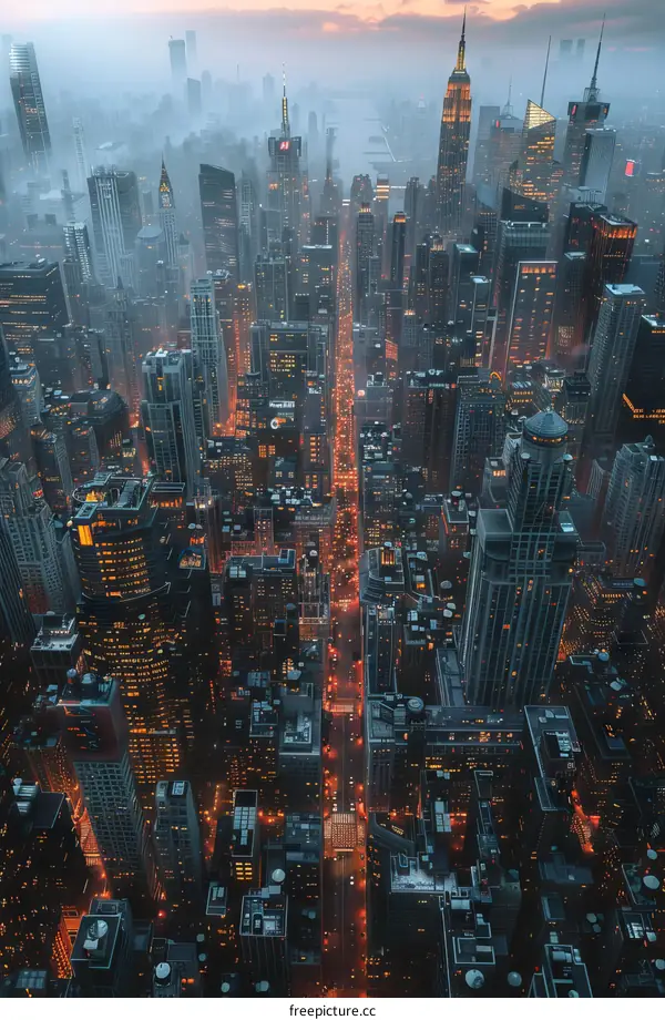 New York City High-Rise Buildings Street View