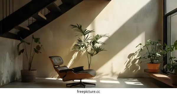 Minimalist Living Room Interior Design with Natural Light