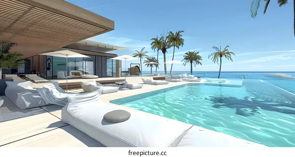Modern Luxury Villa with Infinity Pool and Ocean View