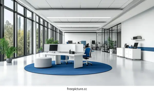 Modern Open-Plan Office Interior Design