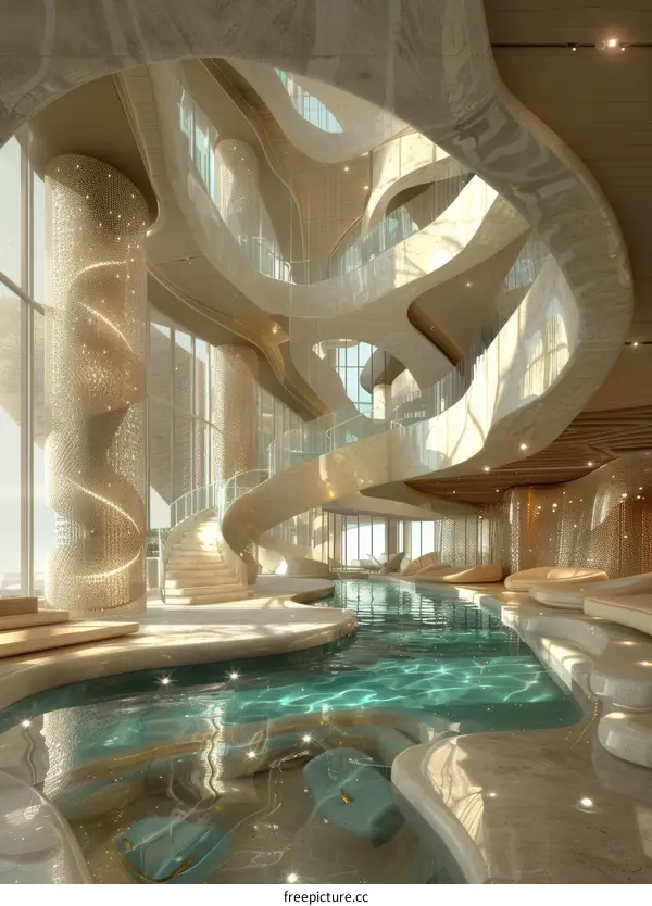 Luxury Hotel Indoor Pool: Opulence & Relaxation