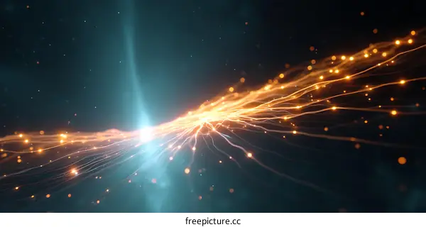 Abstract Energy Flowing Lines