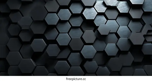 Abstract Geometric Hexagon Background Design