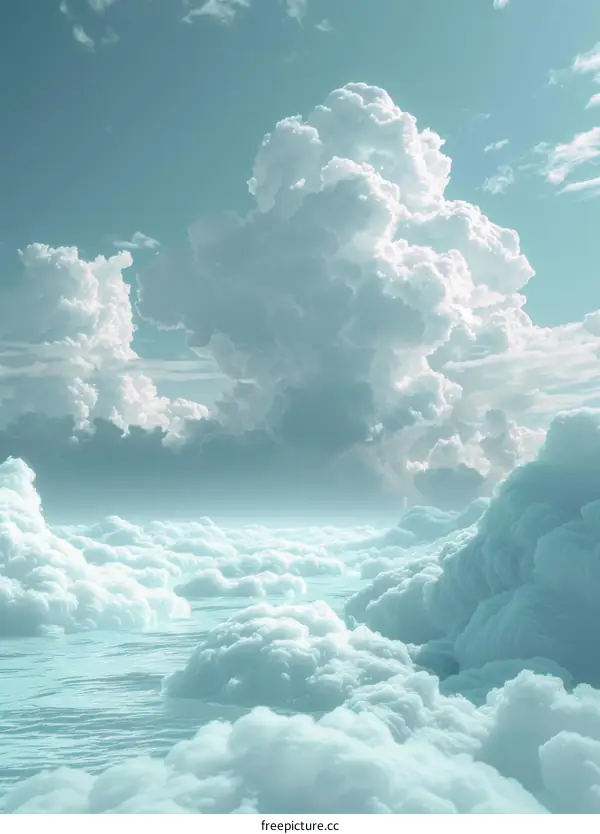 The vast sea of clouds