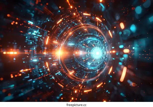 futuristic technology background