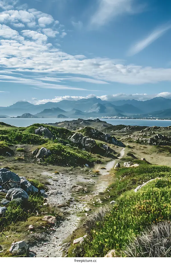 A Dirt Path Leads to the Ocean