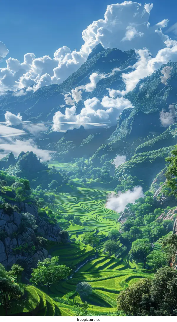 Amazing terraced fields