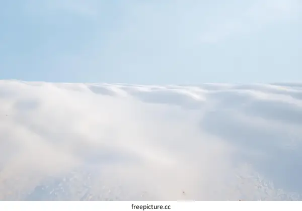 Wide Open Snowy Terrain Background
