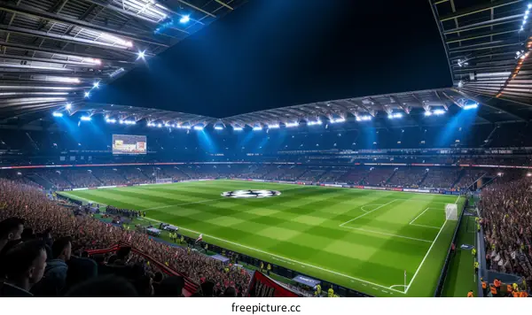 Night Football Stadium