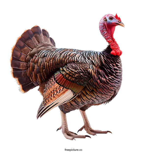 [Transparent Background PNG]A studio shot of a Thanksgiving turkey