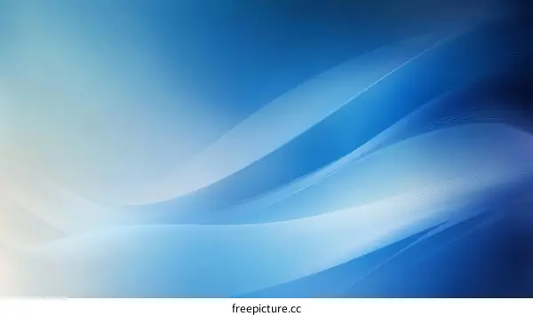 Abstract Blue and White Wave Design