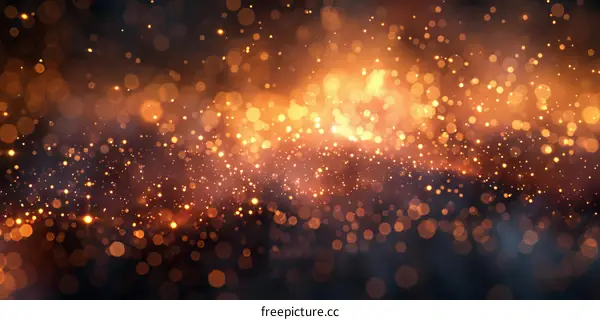 Golden Glitter Background