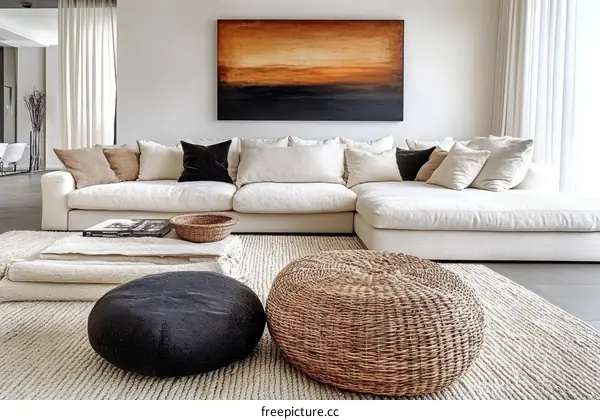 Modern Minimalist Living Room Interior Design