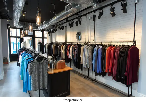 Modern Clothing Store Interior Design