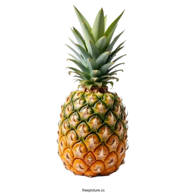 [Transparent Background PNG]Fresh Pineapple on transparent background