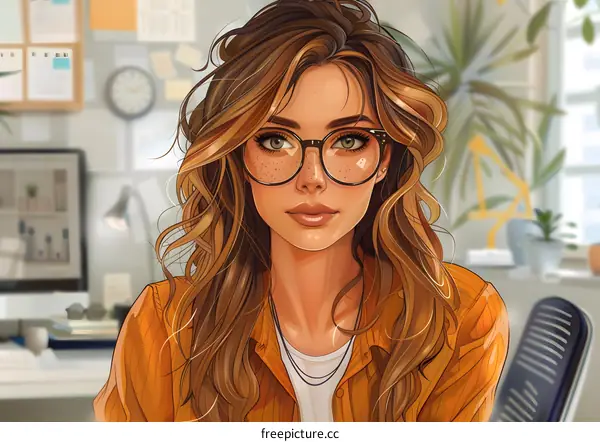 portrait of a beautiful young woman