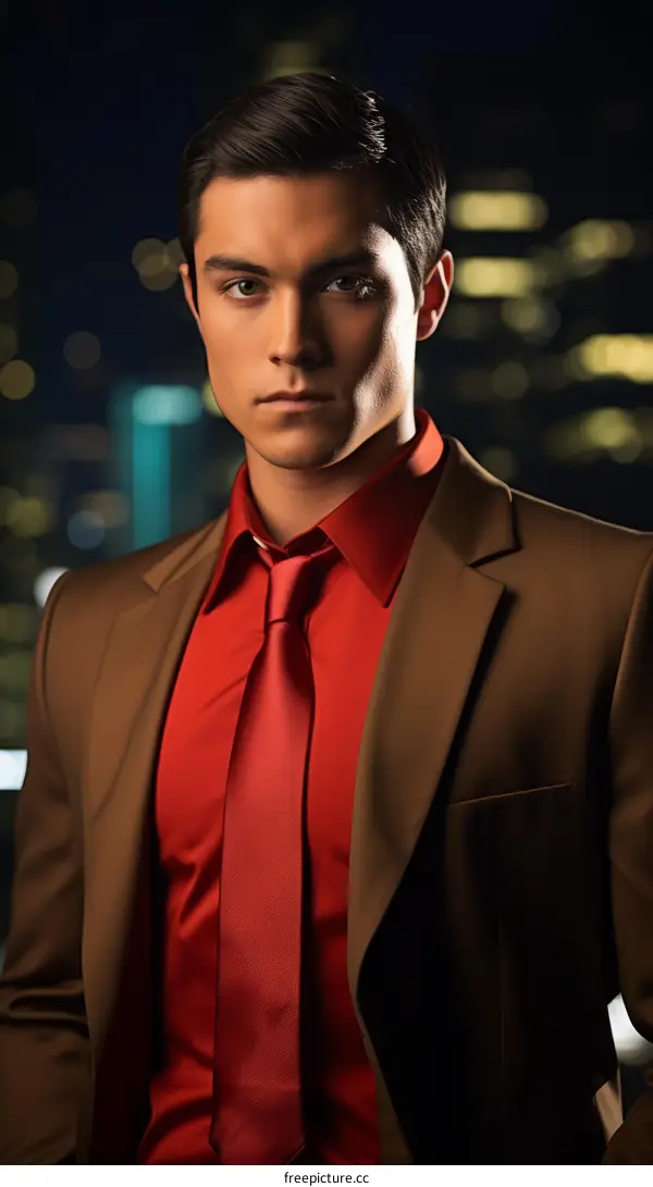 Young professional man in a suit and tie