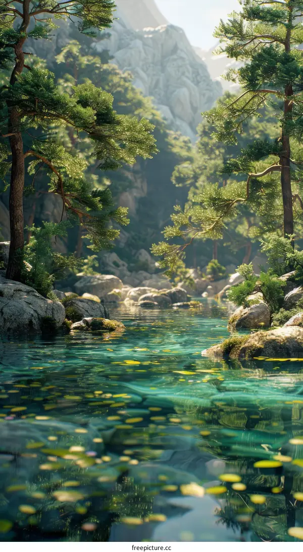 Tranquil River: Enchanting Beauty of Nature
