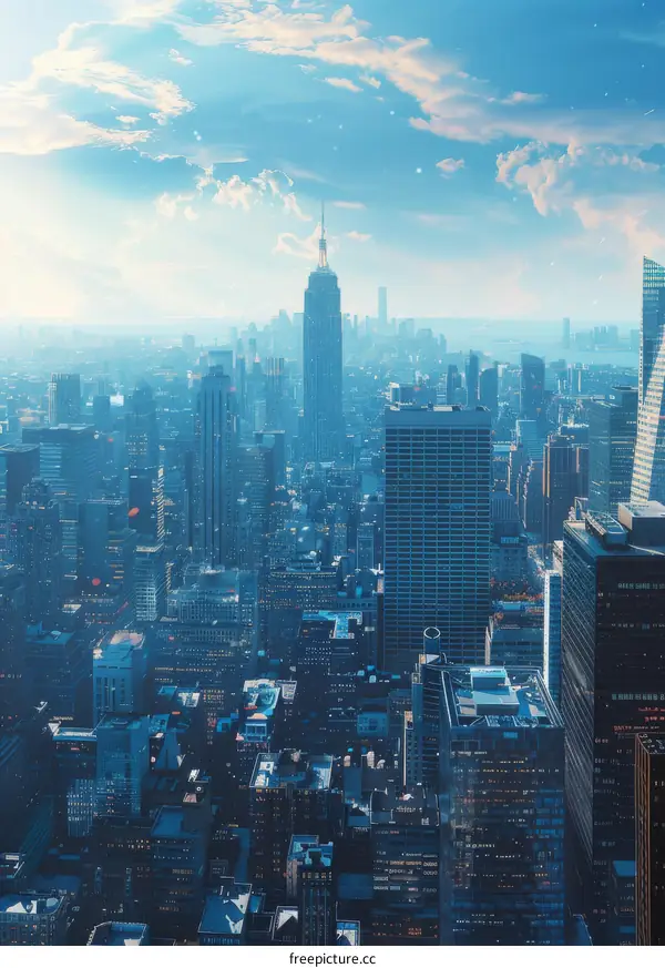 Iconic New York City Skyline